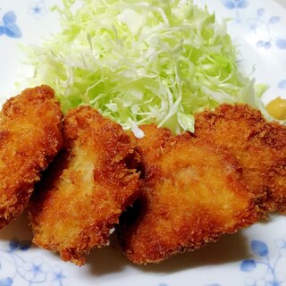 バッター液を作れば、美味しいヒレカツ完成(^^♪